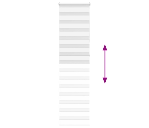 Žalūzijas Zebra 55X230 Cm Auduma Platums 50,9 Cm Poliesters Vidaxl