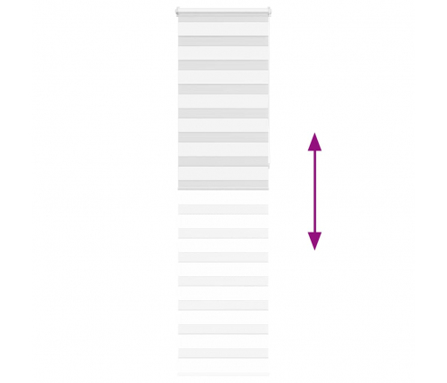 Žalūzijas Zebra 60X230 Cm Auduma Platums 55,9 Cm Poliesters Vidaxl