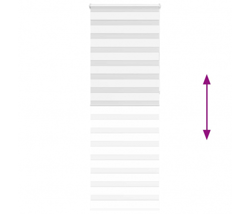 Žalūzijas Zebra 75X230 Cm Auduma Platums 70,9 Cm Poliesters Vidaxl