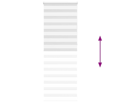 Žalūzijas Zebra 90X230 Cm Auduma Platums 85,9 Cm Poliesters Vidaxl