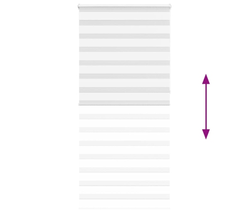 Žalūzijas Zebra 105X230 Cm Auduma Platums 100,9 Cm Poliesters Vidaxl