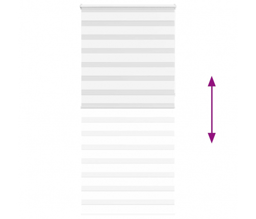 Žalūzijas Zebra 110X230 Cm Auduma Platums 105,9 Cm Poliesters Vidaxl