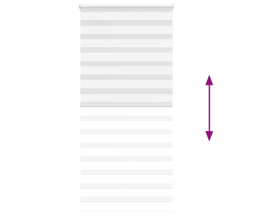 Žalūzijas Zebra 115X200 Cm Auduma Platums 110,9 Cm Poliesters Vidaxl