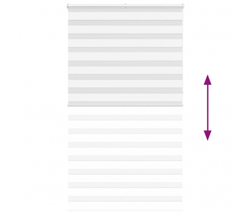 Žalūzijas Zebra 135X230 Cm Auduma Platums 130,9 Cm Poliesters Vidaxl