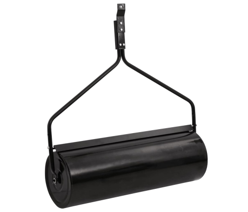 Zālāja Rullis Ar Aeratoru, Melns, 63 L, Dzelzs Vidaxl