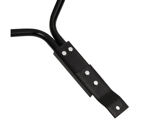 Zālāja Rullis Ar Aeratoru, Melns, 63 L, Dzelzs Vidaxl