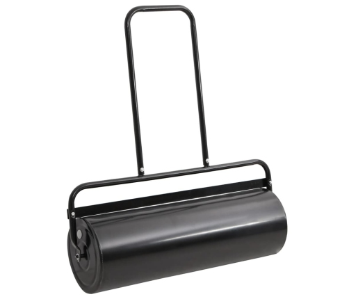 Zālāja Rullis Ar Aeratoru, Melns, 63 L, Dzelzs Un Tērauds Vidaxl