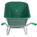 Wheelbarrow Green 90 L 150 Kg Cinkots Tērauds Un Plastmasa Vidaxl