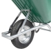 Wheelbarrow Green 90 L 150 Kg Cinkots Tērauds Un Plastmasa Vidaxl