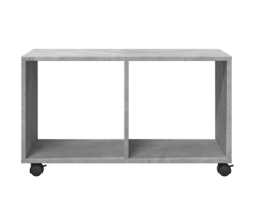 vidaXL plaukts ar riteņiem, 72x33x42,5 cm, konstruēts koks