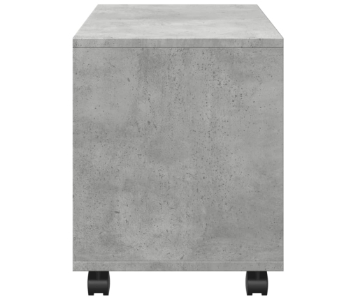 vidaXL plaukts ar riteņiem, 72x33x42,5 cm, konstruēts koks