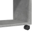 vidaXL plaukts ar riteņiem, 72x33x42,5 cm, konstruēts koks