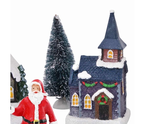 Ziemassvētku Galda Dekors Daudzkrāsains 6.5 X 9.1 Cm Sveķi Vidaxl