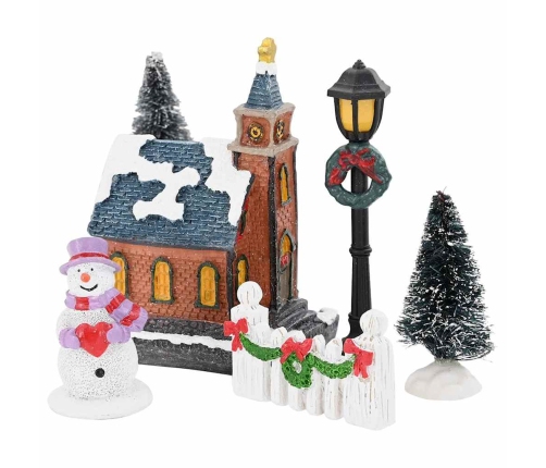 Ziemassvētku Galda Dekors Daudzkrāsains 6.5 X 9.1 Cm Sveķi Vidaxl