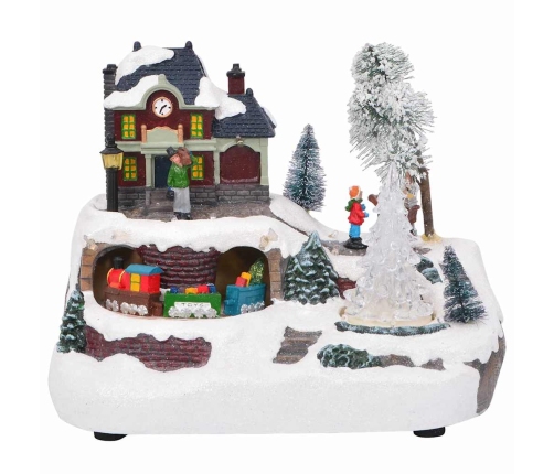 Ziemassvētku Galda Dekors Daudzkrāsains 23.5 X 16 X 18.5 Cm Vidaxl