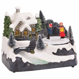 Ziemassvētku Galda Dekors Daudzkrāsains 16 X 11.5 X 13 Cm Vidaxl