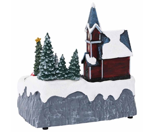 Ziemassvētku Ciemats Daudzkrāsains 20.5 X 17 X 21 Cm Plastmasa Vidaxl