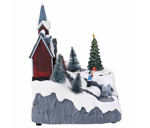 Ziemassvētku Ciemats Daudzkrāsains 20.5 X 17 X 21 Cm Plastmasa Vidaxl