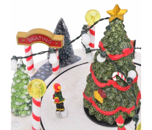 Ziemassvētku Ciemats Daudzkrāsains 22 X 21.5 X 17 Cm Plastmasa Vidaxl