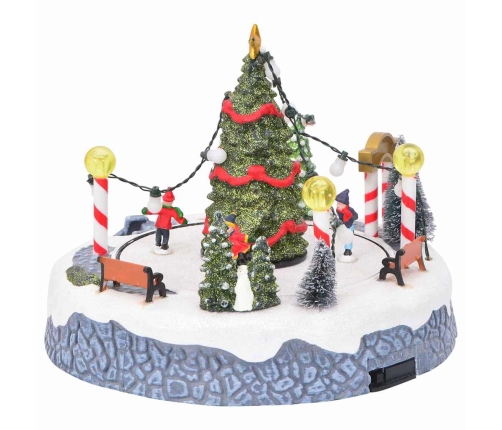 Ziemassvētku Ciemats Daudzkrāsains 22 X 21.5 X 17 Cm Plastmasa Vidaxl