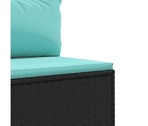 11-Daļīgs Dārza Mēbeļu Komplekts Ar Matračiem, Pe Rotangpalma Vidaxl