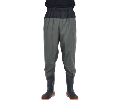 vidaXL Waist bridējbikses ar zābakiem, tumši zaļiem, 38. izmērs