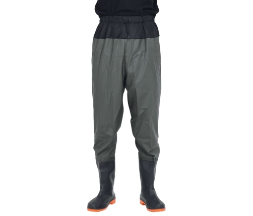 vidaXL Waist bridējbikses ar zābakiem tumši zaļiem 39. izmērs