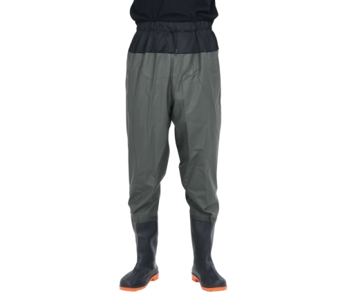 vidaXL Waist bridējbikses ar zābakiem tumši zaļiem 44. izmērā