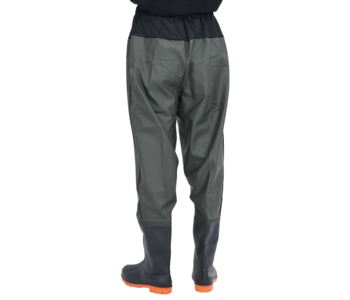 vidaXL Waist bridējbikses ar zābakiem tumši zaļiem 44. izmērā