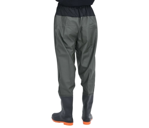 vidaXL Waist bridējbikses ar zābakiem tumši zaļiem 46. izmērā