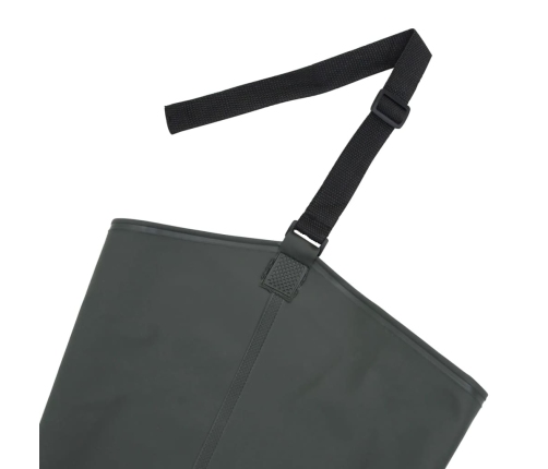 vidaXL zvejnieku zābaki, tumši zaļi, 39. izmērs