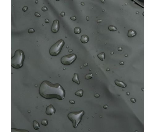 vidaXL zvejnieku zābaki, tumši zaļi, 45. izmērs