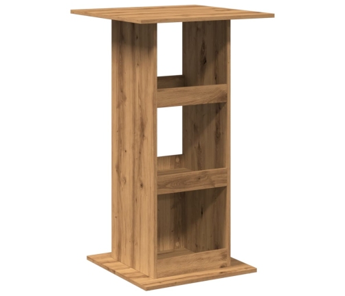 vidaXL bāra galds ar uzglabāšanu, 60x60x102 cm, inženierijas koks