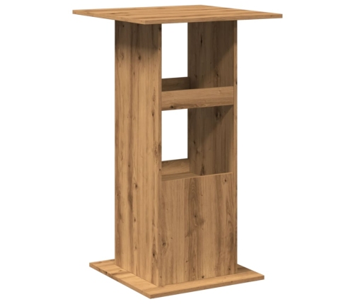 vidaXL bāra galds ar uzglabāšanu, 60x60x102 cm, inženierijas koks