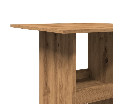 vidaXL bāra galds ar uzglabāšanu, 60x60x102 cm, inženierijas koks