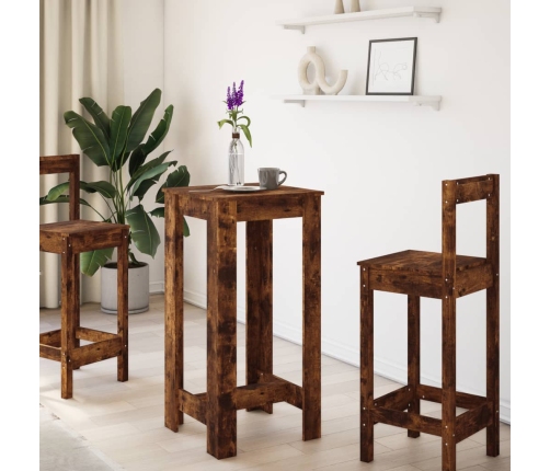 vidaXL bāra galdiņš, ozola krāsa, 51x50x103,5 cm, inženierijas koks