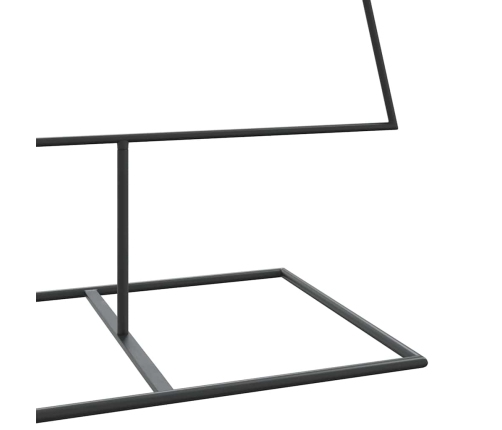 Ziemassvētku Eglīte, Metāls, Koka Pamatne, Melna, 180 Cm Vidaxl