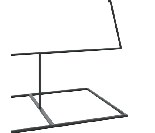 Ziemassvētku Eglīte, Metāls, Koka Pamatne, Melna, 210 Cm Vidaxl