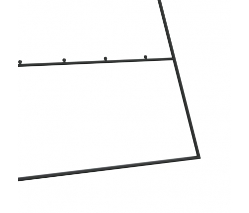 Ziemassvētku Eglīte, Metāls, Koka Pamatne, Melna, 210 Cm Vidaxl