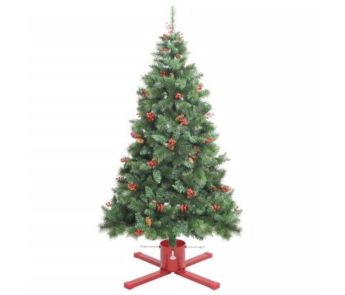 Ziemassvētku Egles Statīvs, Sarkans, 61X61X15,5 Cm Vidaxl