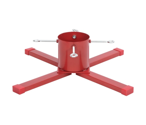 Ziemassvētku Egles Statīvs, Sarkans, 61X61X15,5 Cm Vidaxl