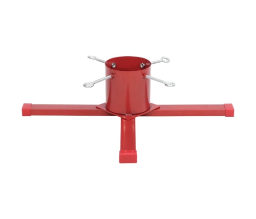 Ziemassvētku Egles Statīvs, Sarkans, 61X61X15,5 Cm Vidaxl