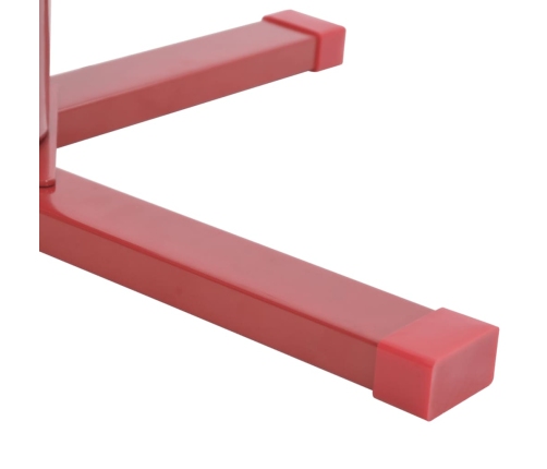 Ziemassvētku Egles Statīvs, Sarkans, 61X61X15,5 Cm Vidaxl