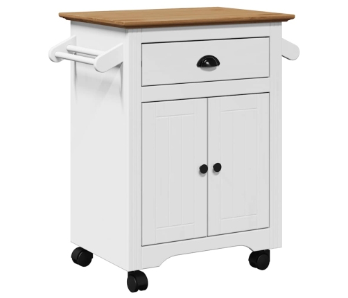 Virtuves Ratiņi, Bodo, Balts Un Brūns, 72X45X80 Cm Vidaxl