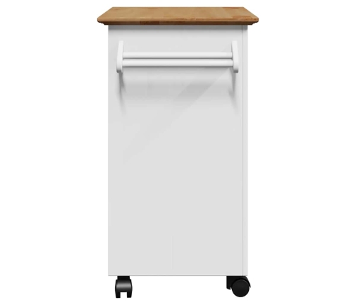 Virtuves Ratiņi, Bodo, Balts Un Brūns, 72X45X80 Cm Vidaxl