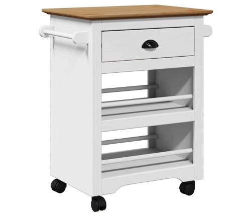 Virtuves Ratiņi, Bodo, Balts Un Brūns, 67,5X45X80 Cm Vidaxl