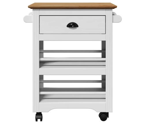 Virtuves Ratiņi, Bodo, Balts Un Brūns, 67,5X45X80 Cm Vidaxl