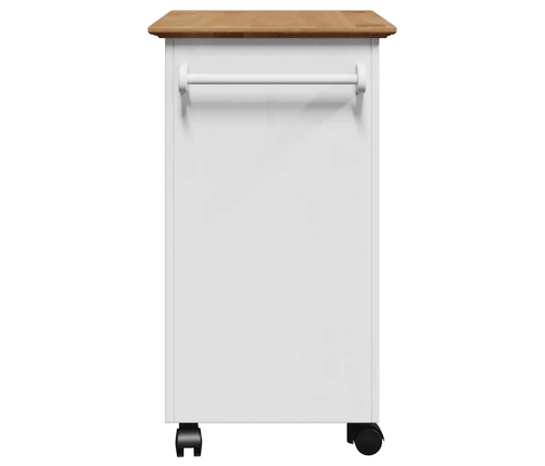 Virtuves Ratiņi, Bodo, Balts Un Brūns, 67,5X45X80 Cm Vidaxl