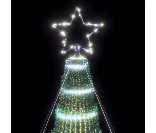Led Ziemassvētku Eglīte 1028 Led Auksti Balts 403 Cm Vidaxl