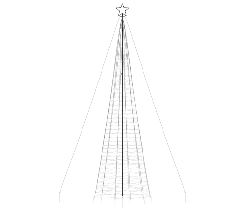 Led Ziemassvētku Eglīte Ar Tapas 1534 Led Krāsains 500 Cm Vidaxl